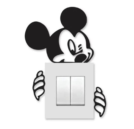 Miki Mouse Shape Wooden Wall