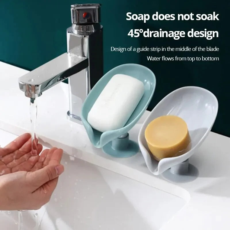 Leaf-Shape Soap Holder