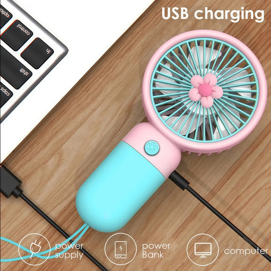 Mini Pocket Breeze – USB Rechargeable Portable Handheld Fan