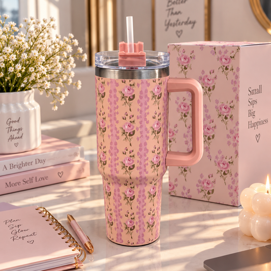 Floral Insulated Tumblers