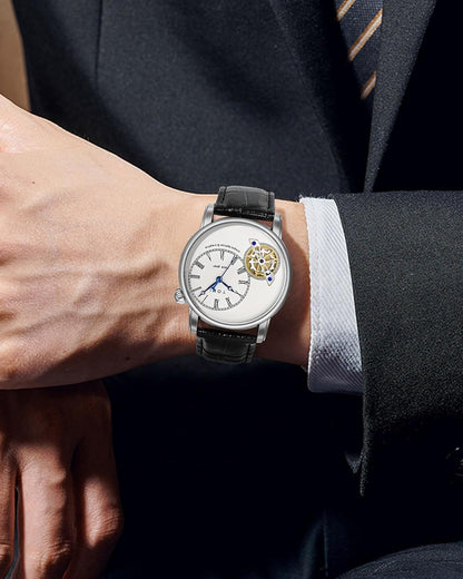 Tomi T-103 Men's Luxury Analog Watch – Dual Strap Design