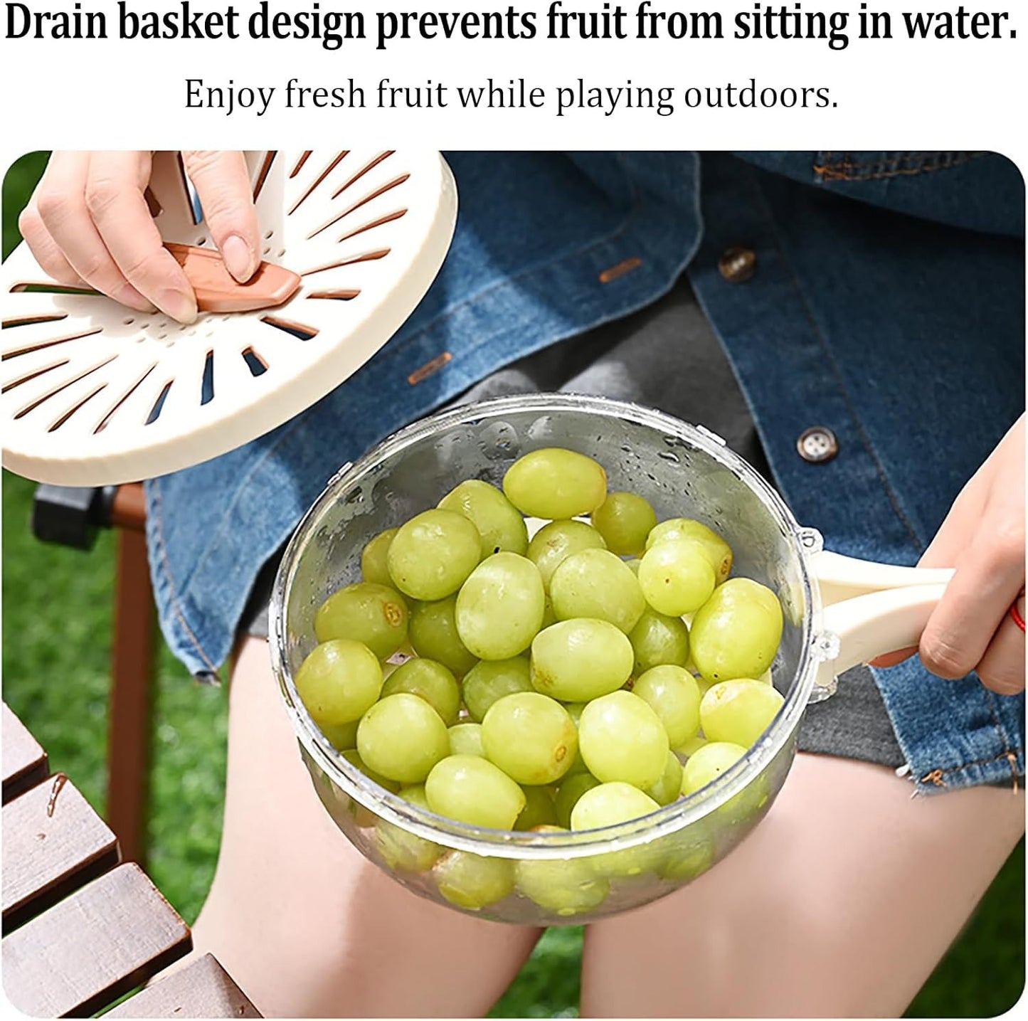 Kitchen Fruit Drainage Basket