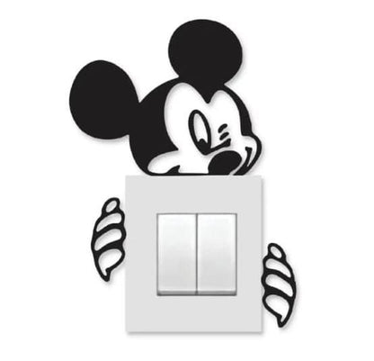 Miki Mouse Shape Wooden Wall