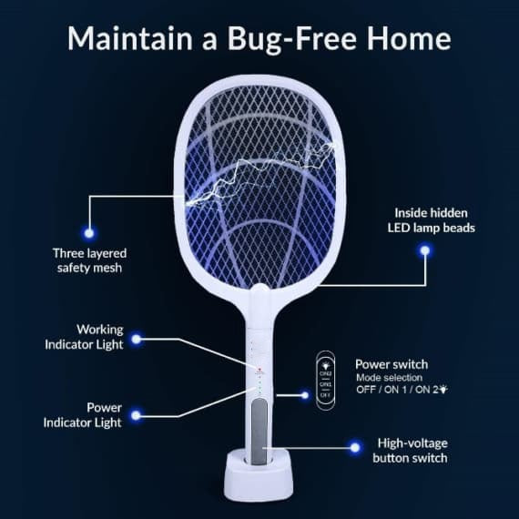 Rechargeable Mosquito Racket