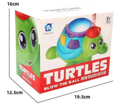 Blow the Ball Turtle Toy