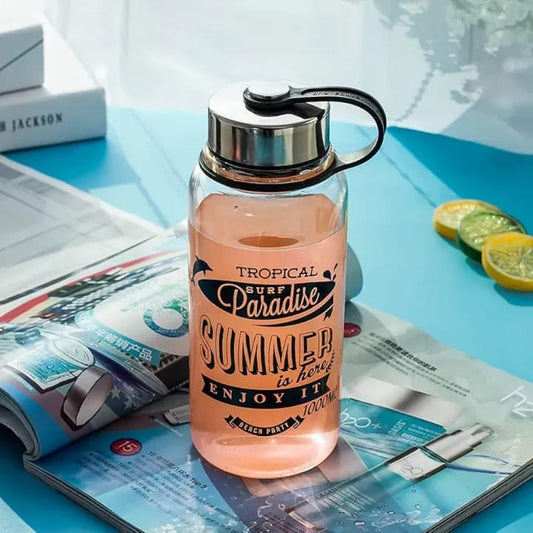 Glass Water Bottle