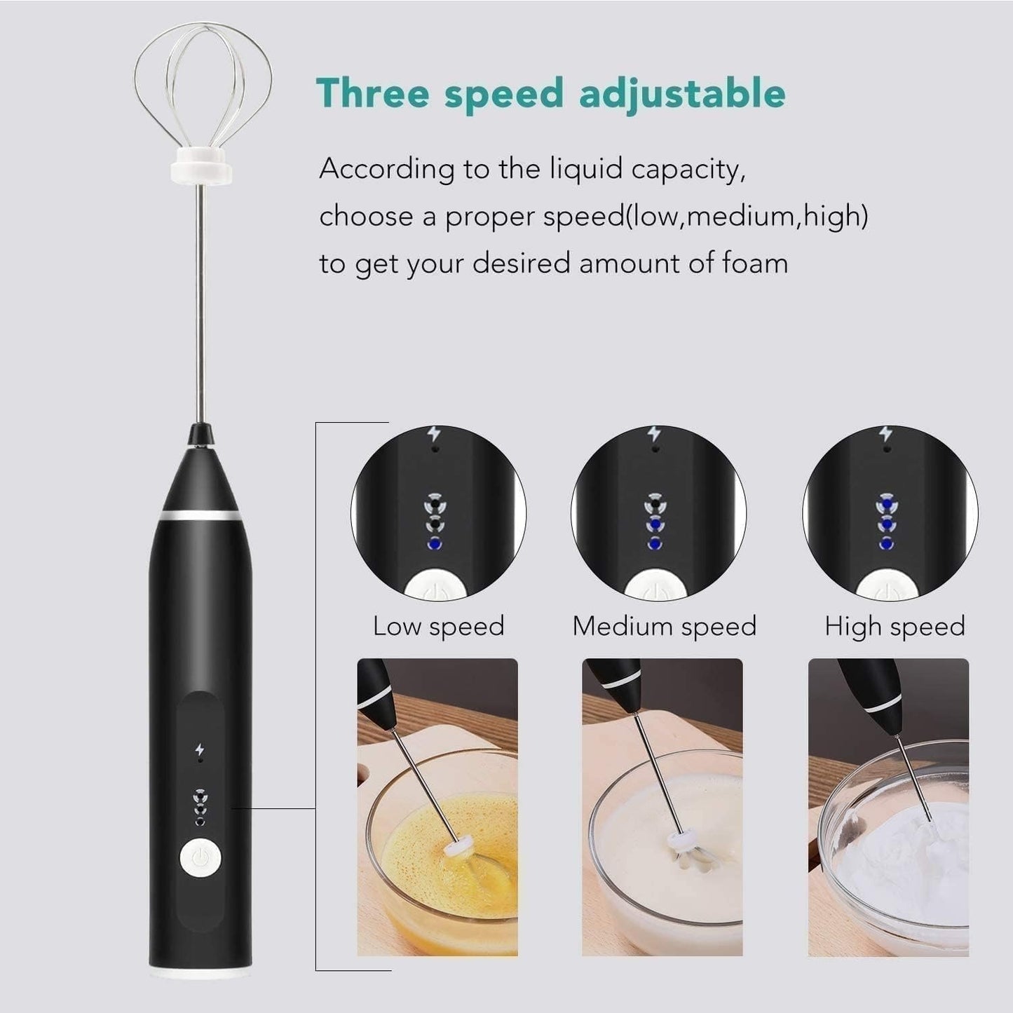 RECHARGEABLE COFFEE BEATER