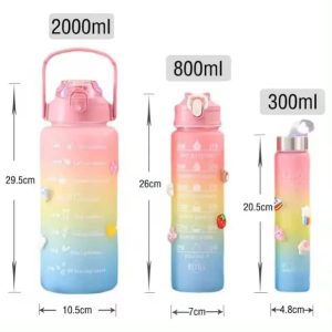 3 Pack Water Bottles