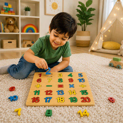 Maths Puzzle Board Game