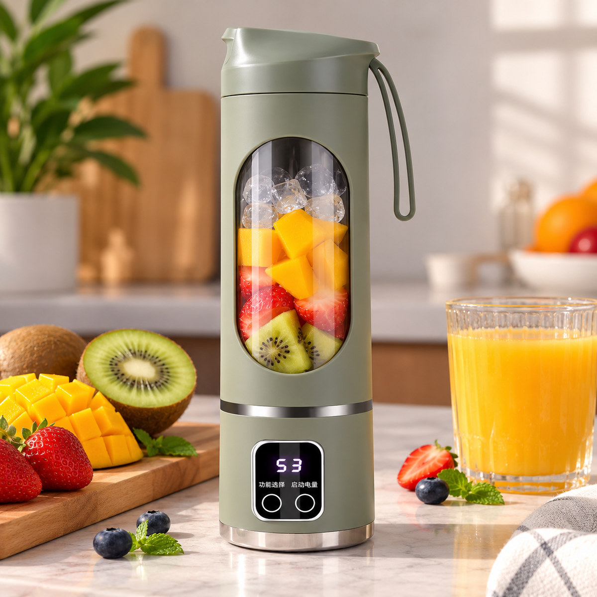 Portable USB Rechargeable Blender & Juicer