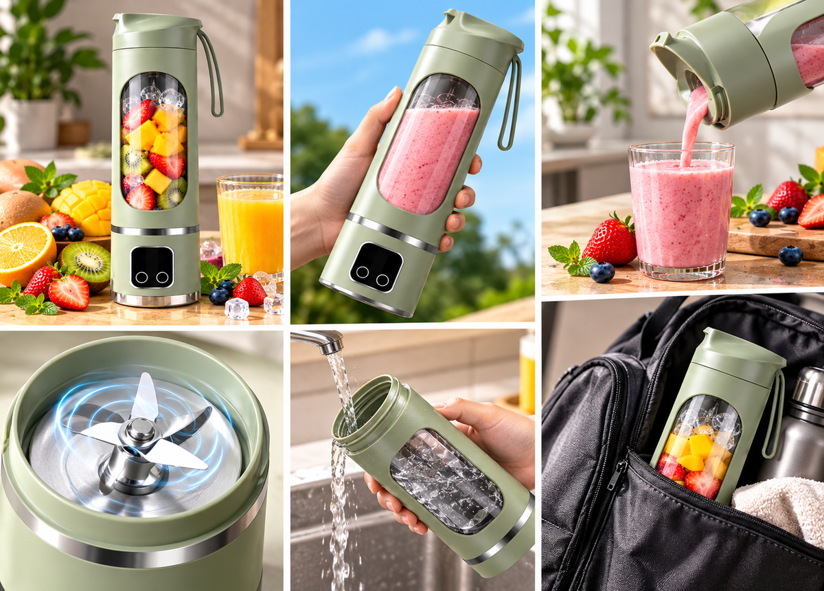 Portable USB Rechargeable Blender & Juicer