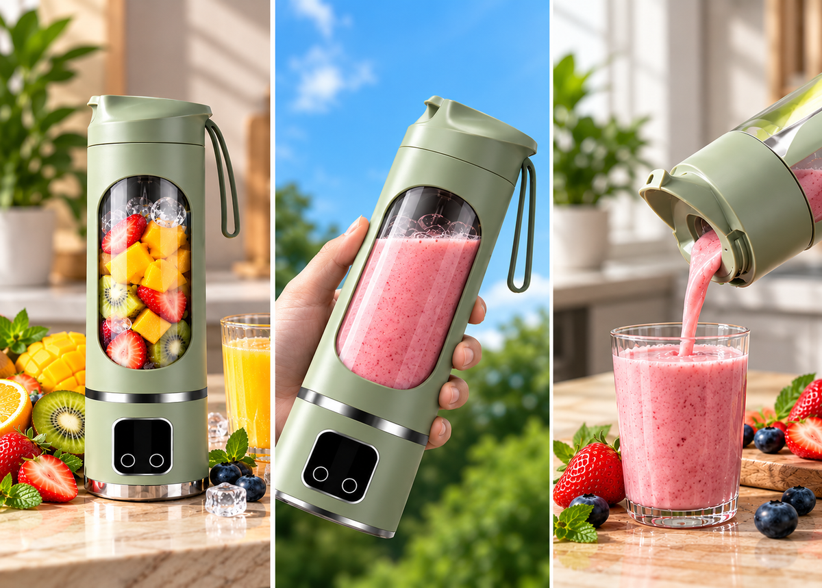 Portable USB Rechargeable Blender & Juicer