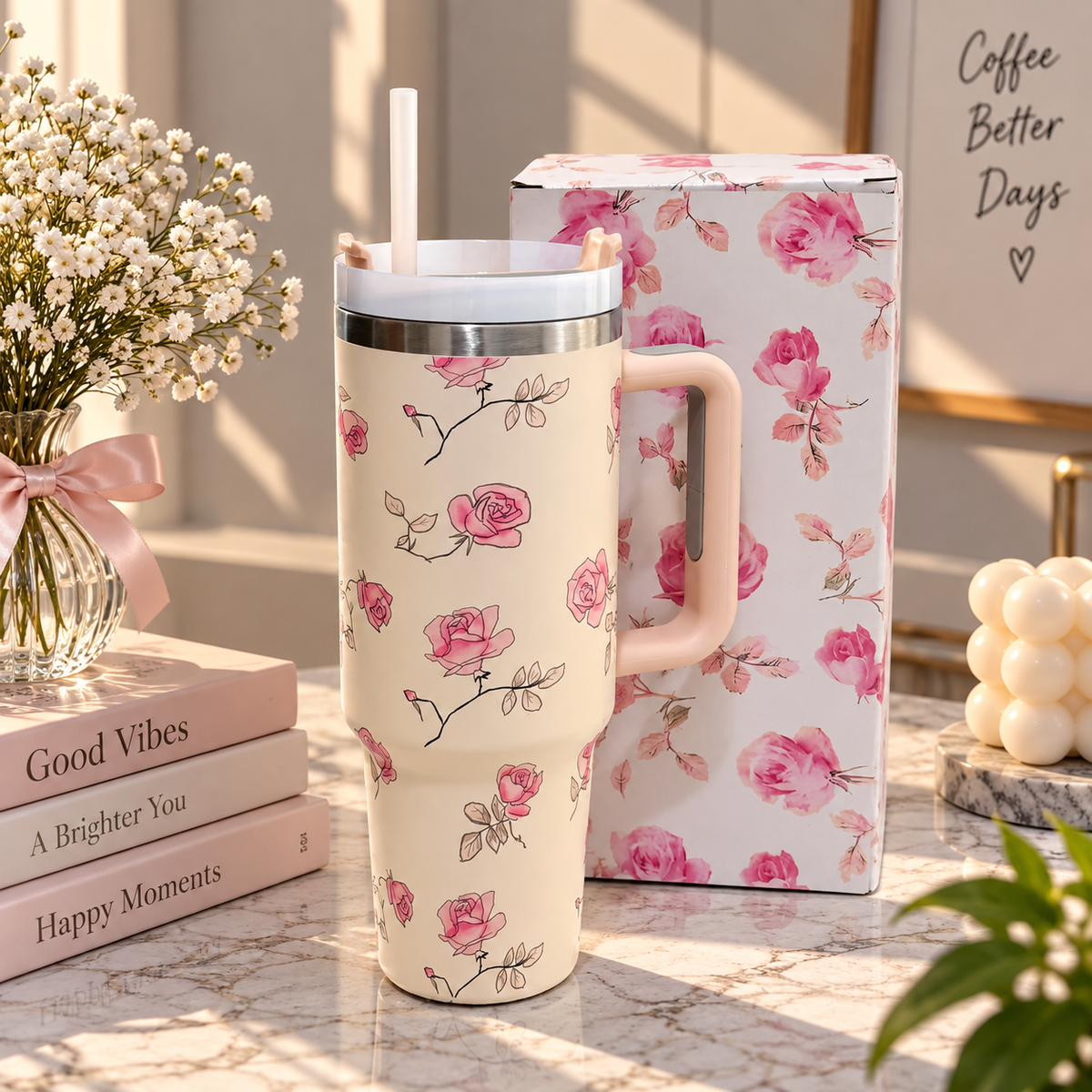 Floral Insulated Tumblers