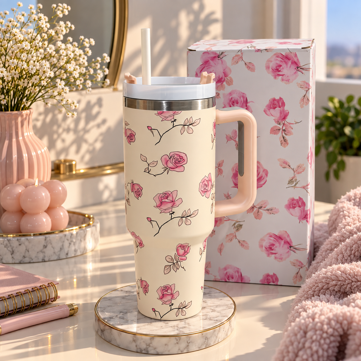 Floral Insulated Tumblers