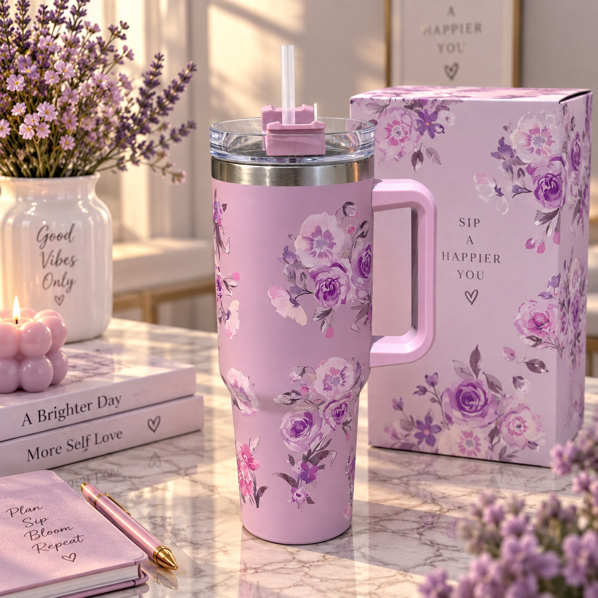 Floral Insulated Tumblers