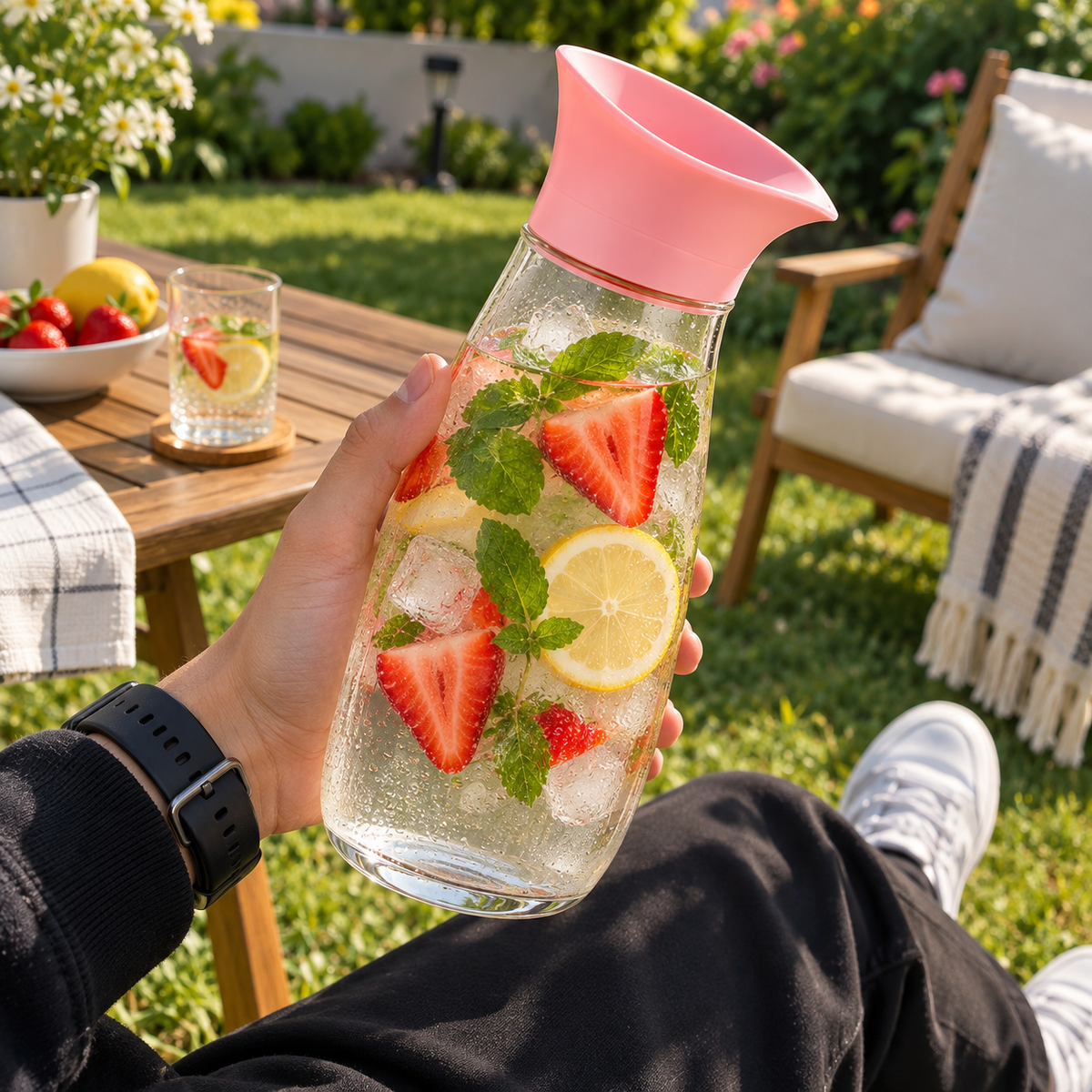 Glass Water Jug 1400ml