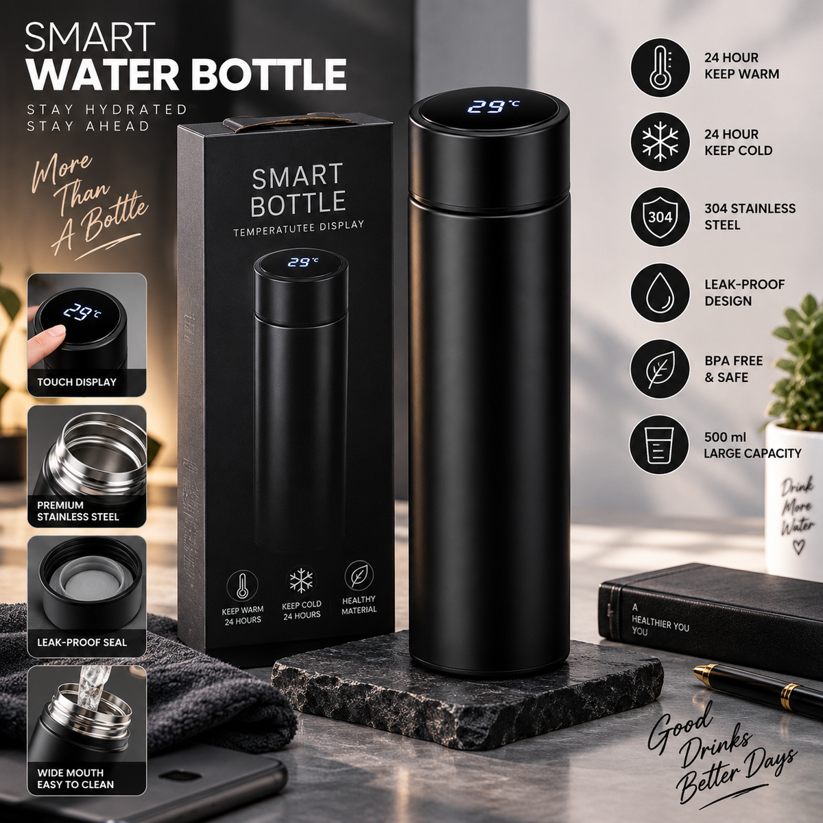 Flask Bottle Fitness