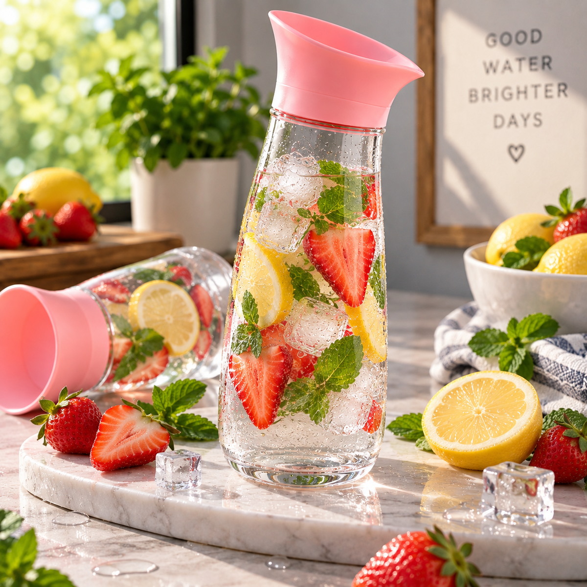 Glass Water Jug 1400ml