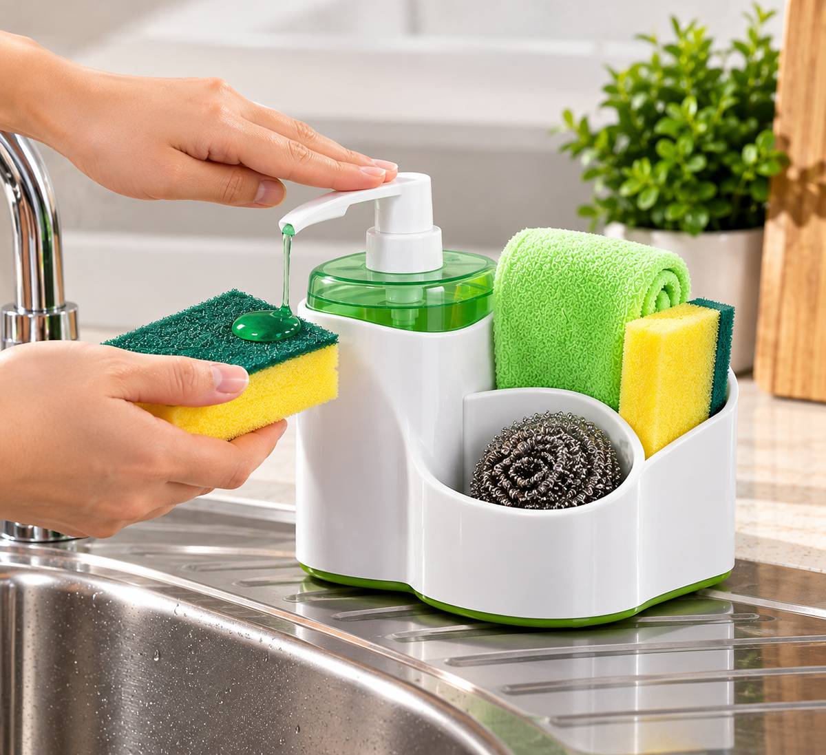 3 In 1 Soap Dispenser