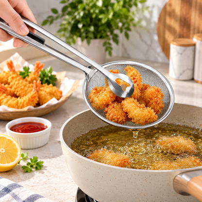 2 IN 1 FRYING TONG