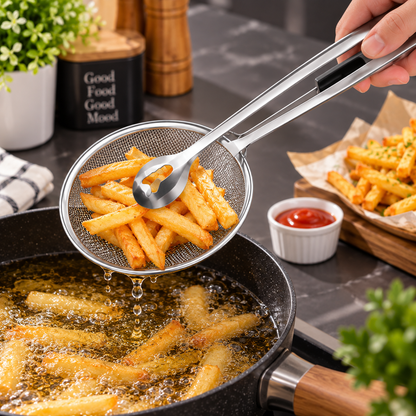 2 IN 1 FRYING TONG