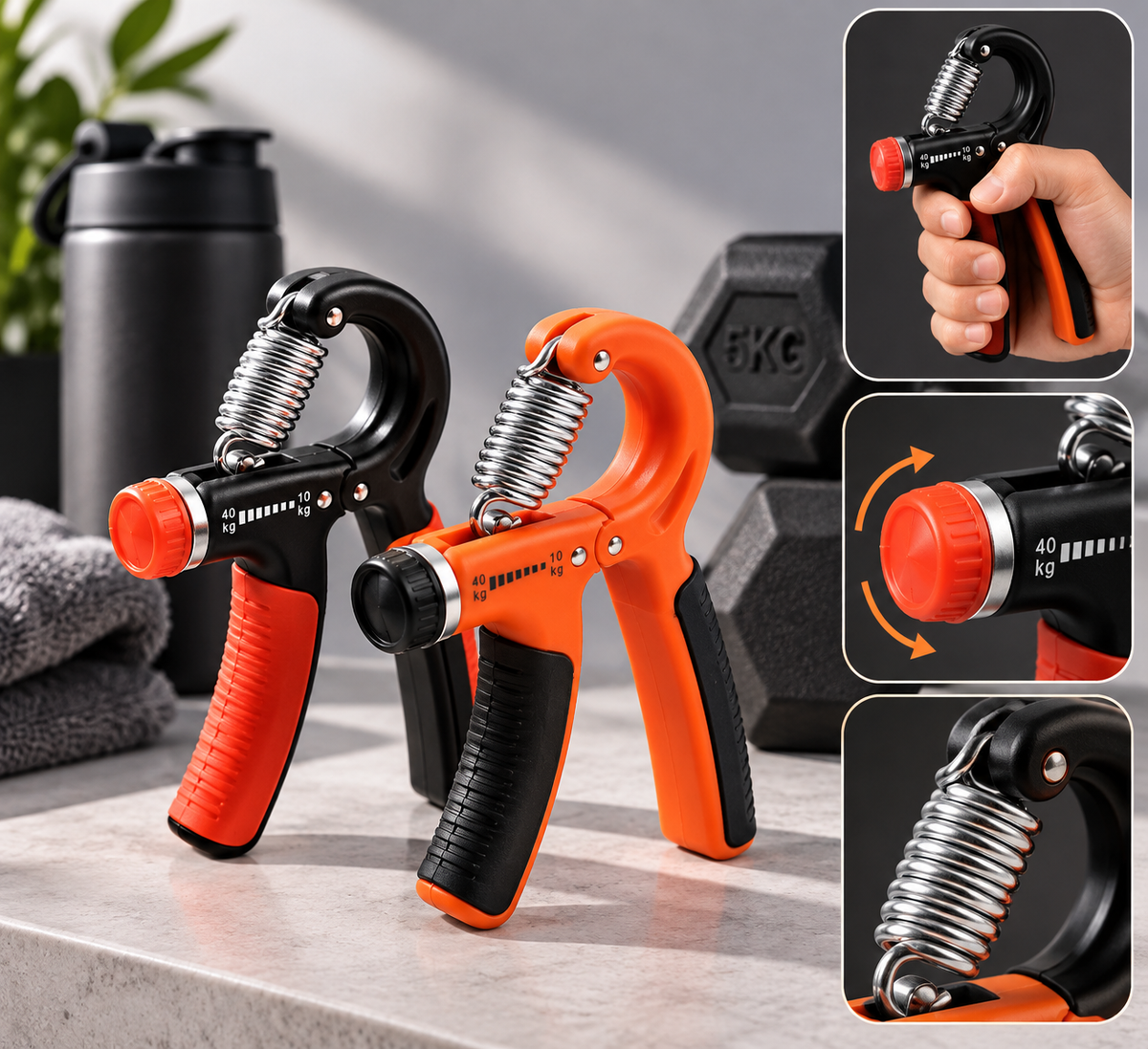 2 Hand Grippers Fitness