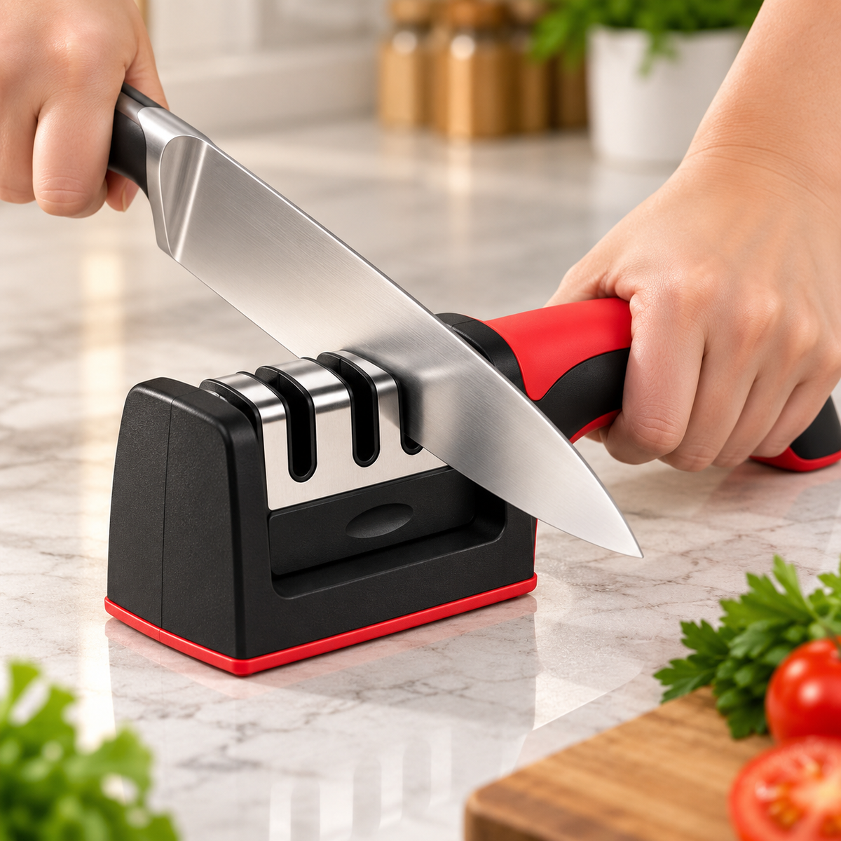 3 Stage Kitchen Knife Sharpener