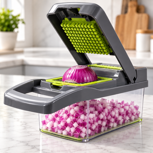 Vegetable Chopper 18 Pcs Set Manual Onion Chopper