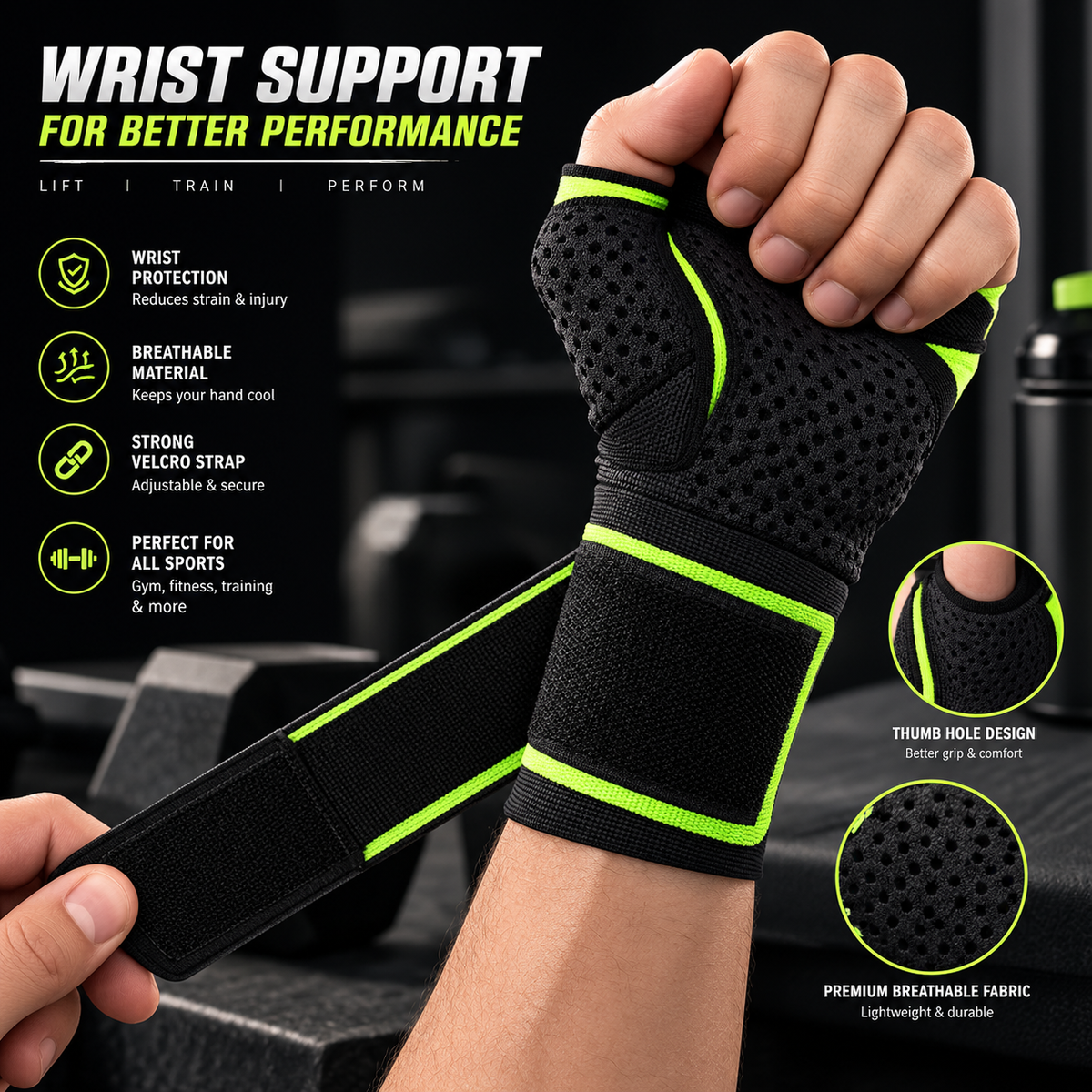 1Pc  Wrist Support Sleeve