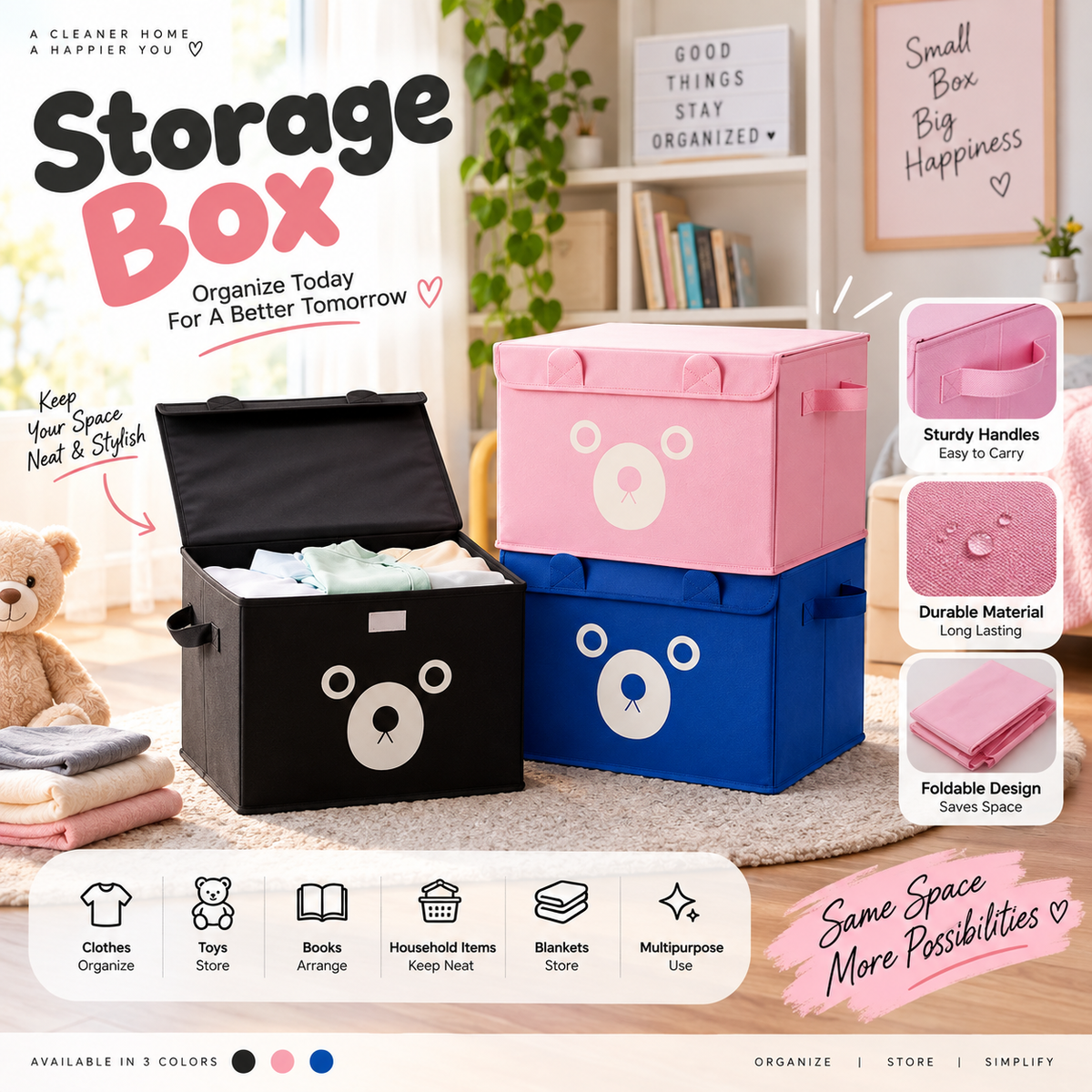 BEAR STORAGE BOX