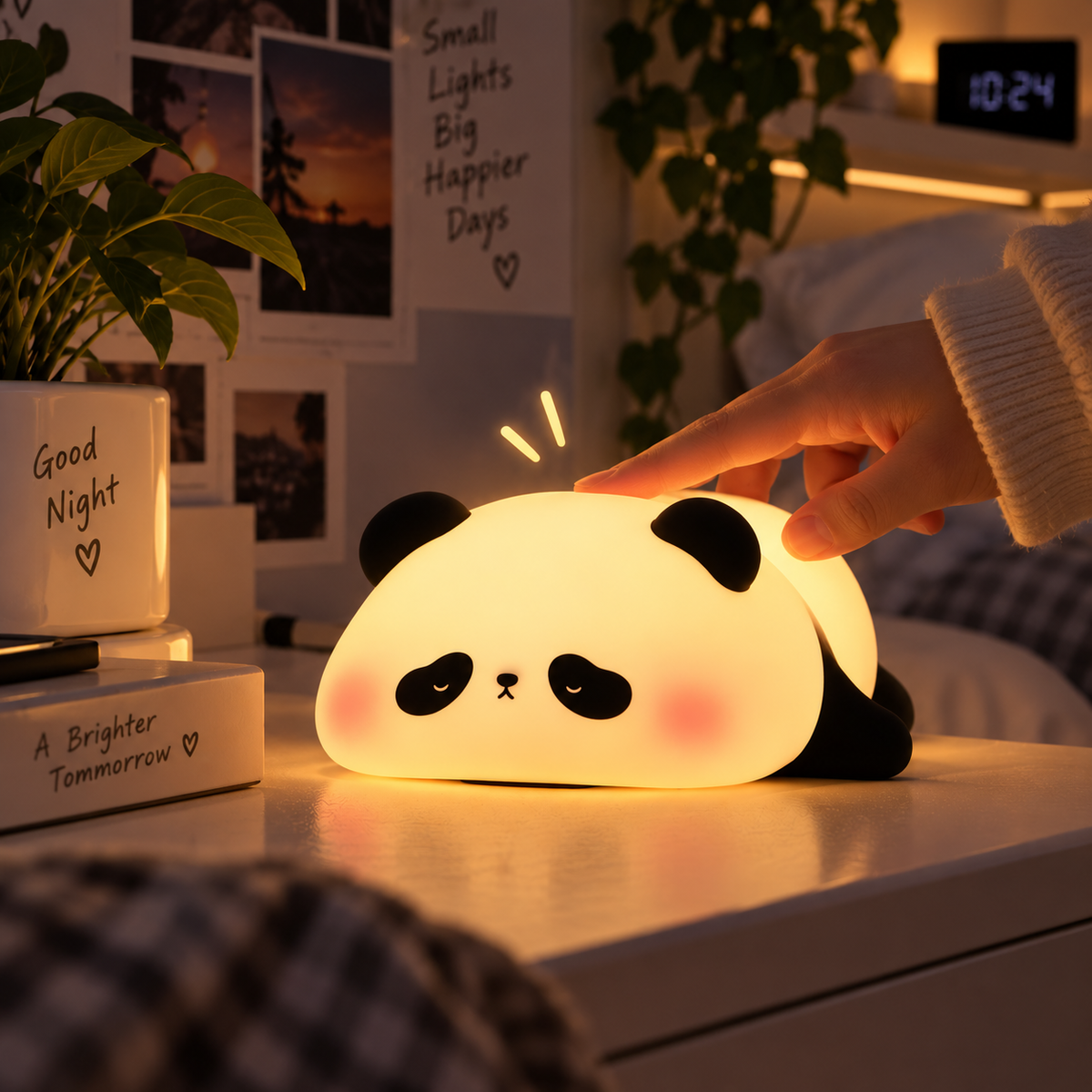 Rechargeable Panda Lamp