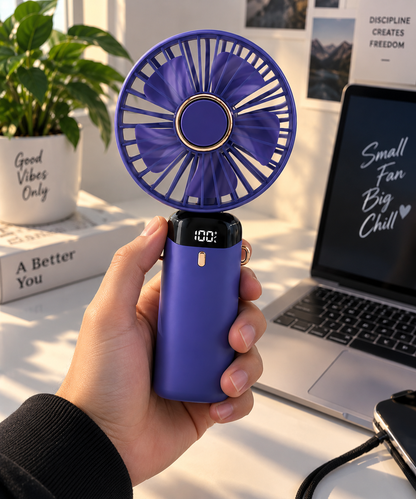Mini Pocket Breeze – USB Rechargeable Portable Handheld Fan