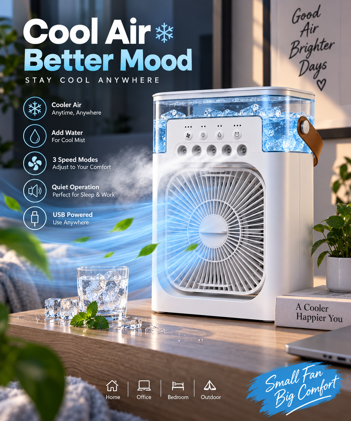 Next Nova Imported 10" Portable Air Cooler Fan