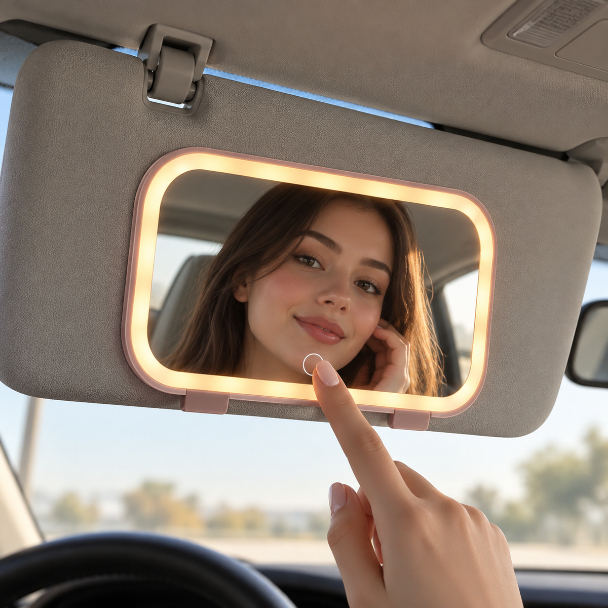 Car Sun Visor Vanity Makeup Mirror