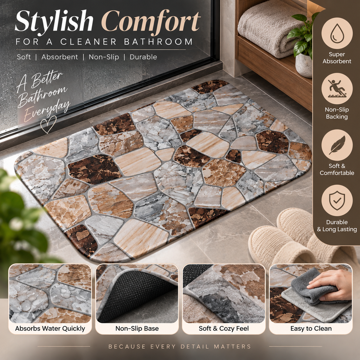 Antislip Bathroom mat