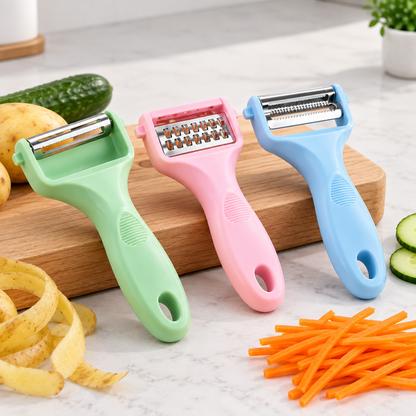 3-in-1 Vegetable & Fruit Peeler Set