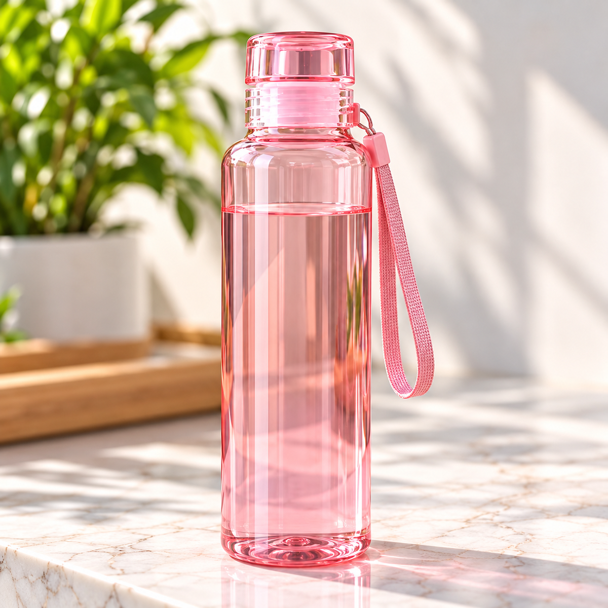 500ml Transparent Plastic Water Bottle