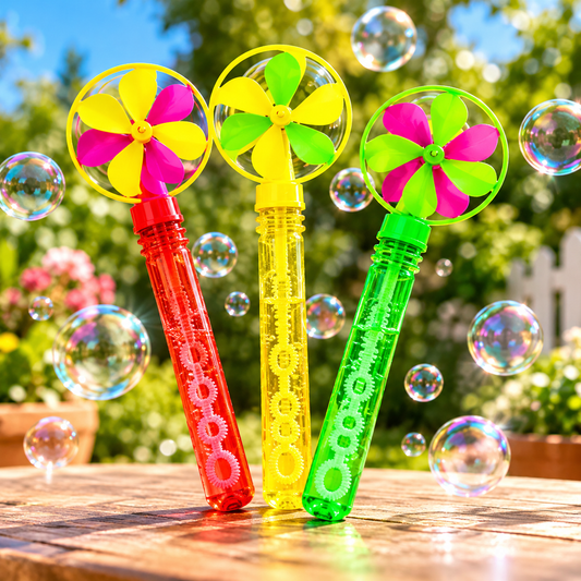 🫧 2-in-1 Bubble Fan Stick for Kids