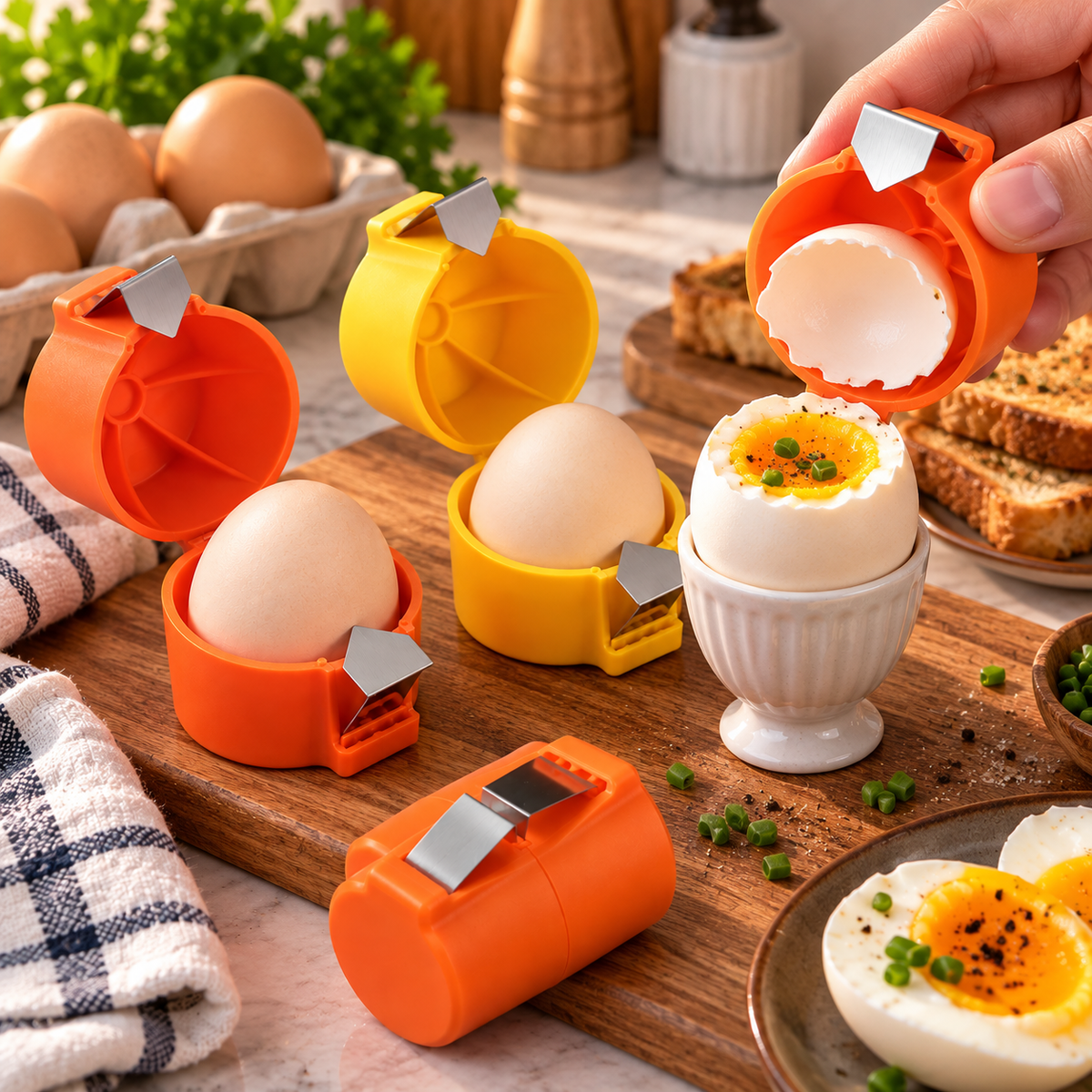 Egg Shell Opener Cutter