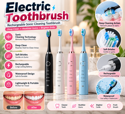 Rechargeable Sonic Electric Toothbrush