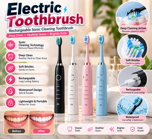 Rechargeable Sonic Electric Toothbrush