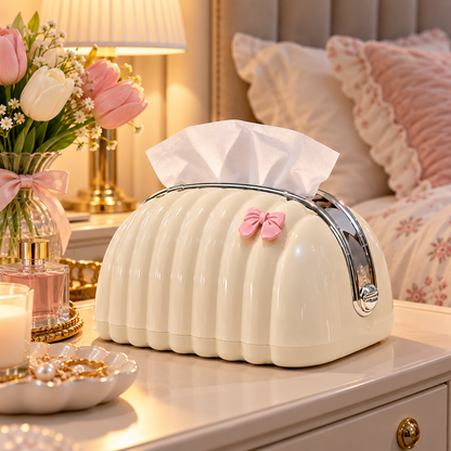 Decorative Shell Tissue Box Case