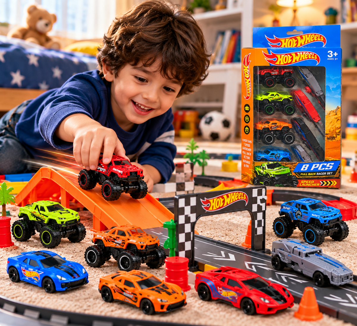 Hot Wheels Monster Truck Set