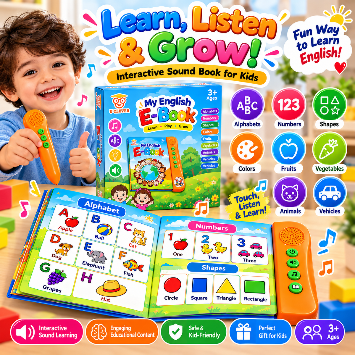 📚 My English E-Book Learning Toy