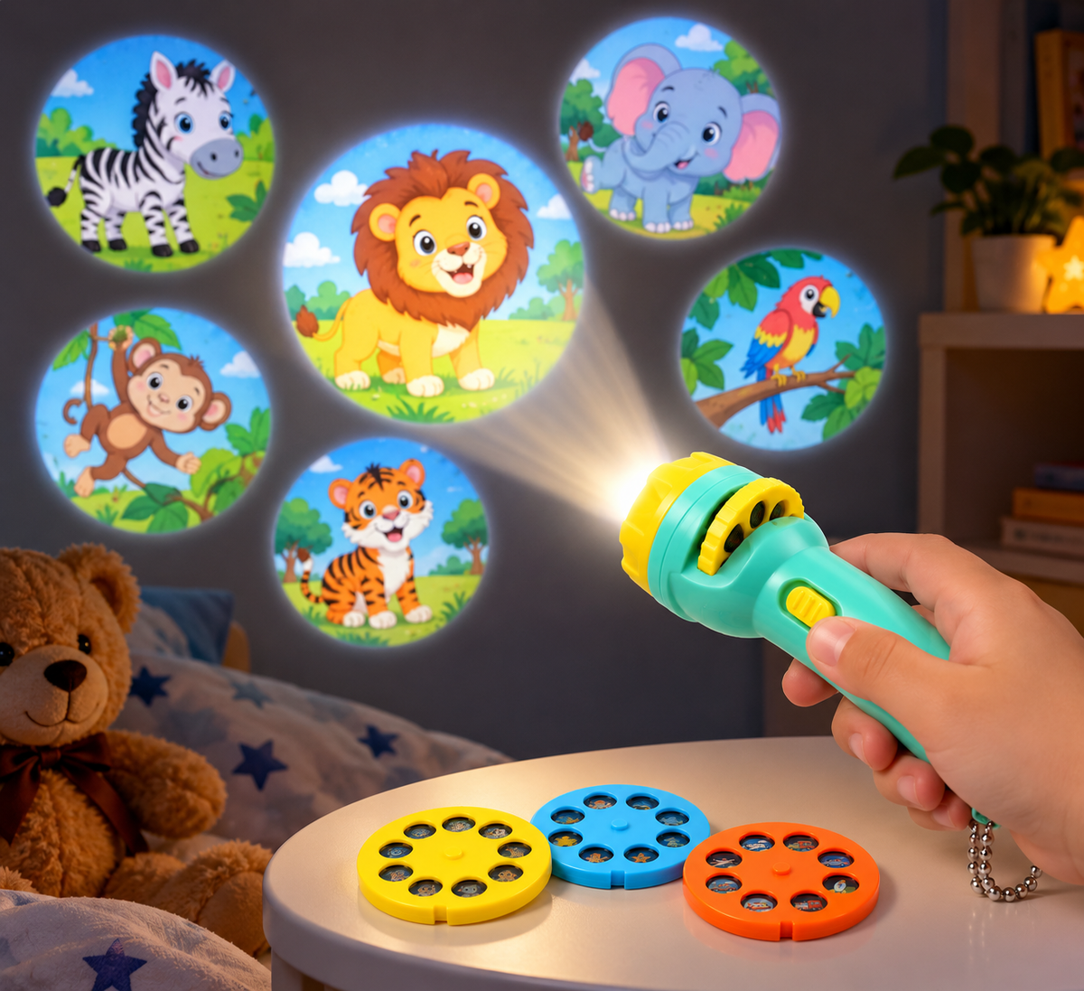 Kids Projector Torch Light