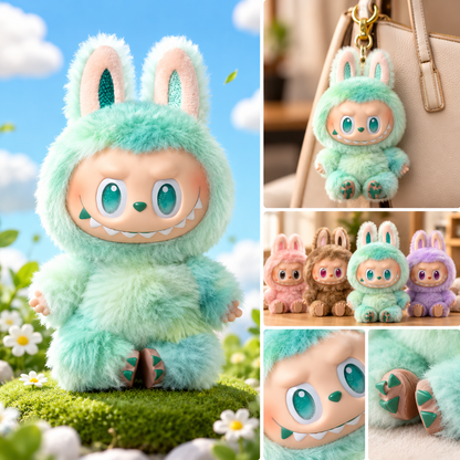 🧸 LABUBU Plush Blind Box Doll Keychain – Random Design & Color