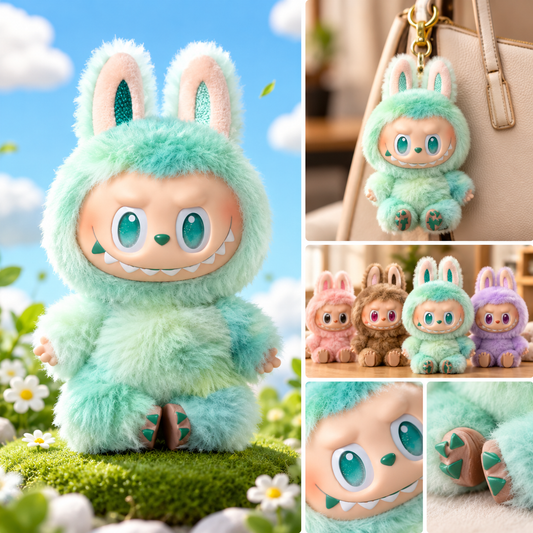 🧸 LABUBU Plush Blind Box Doll Keychain – Random Design & Color