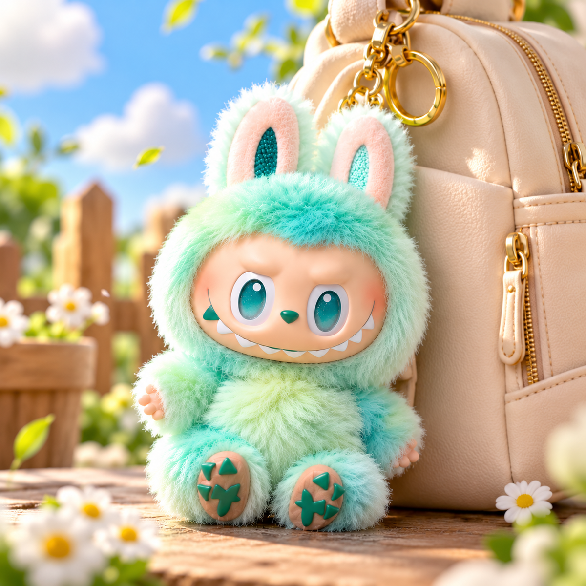 🧸 LABUBU Plush Blind Box Doll Keychain – Random Design & Color