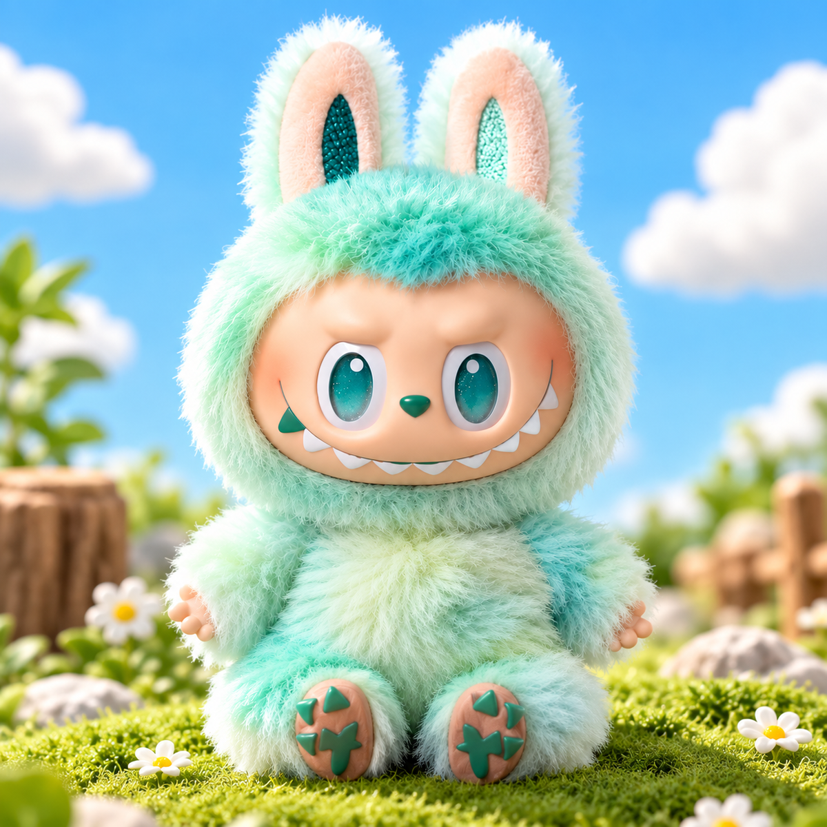 🧸 LABUBU Plush Blind Box Doll Keychain – Random Design & Color