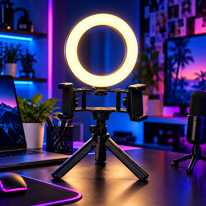 K316 Multi-Position Fill Light & Live Streaming Stand